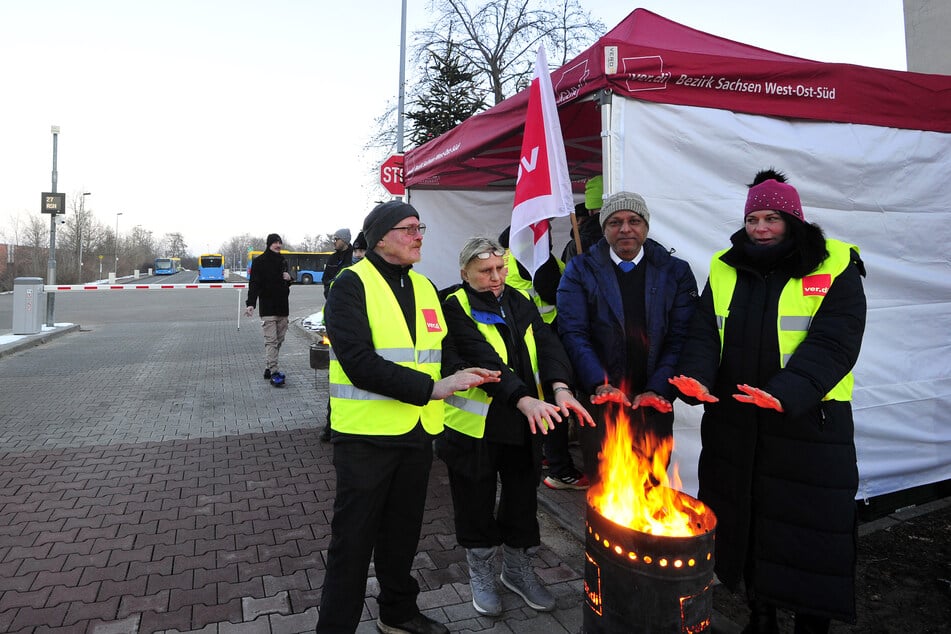 CVAG-Warnstreik geht weiter: Am Freitag bleiben Bus und Bahn stehen
