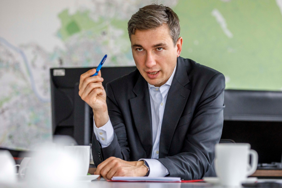 Baubürgermeister Stephan Kühn (41, Grüne) ist seit Anfang der Woche im Amt.