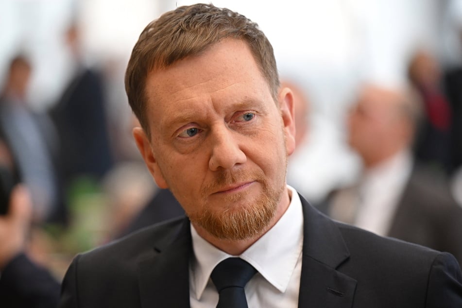 Sachsens Ministerpräsident Michael Kretschmer (49, CDU) hat am Mittwochabend seine Neujahrsansprache gehalten. (Archivbild)