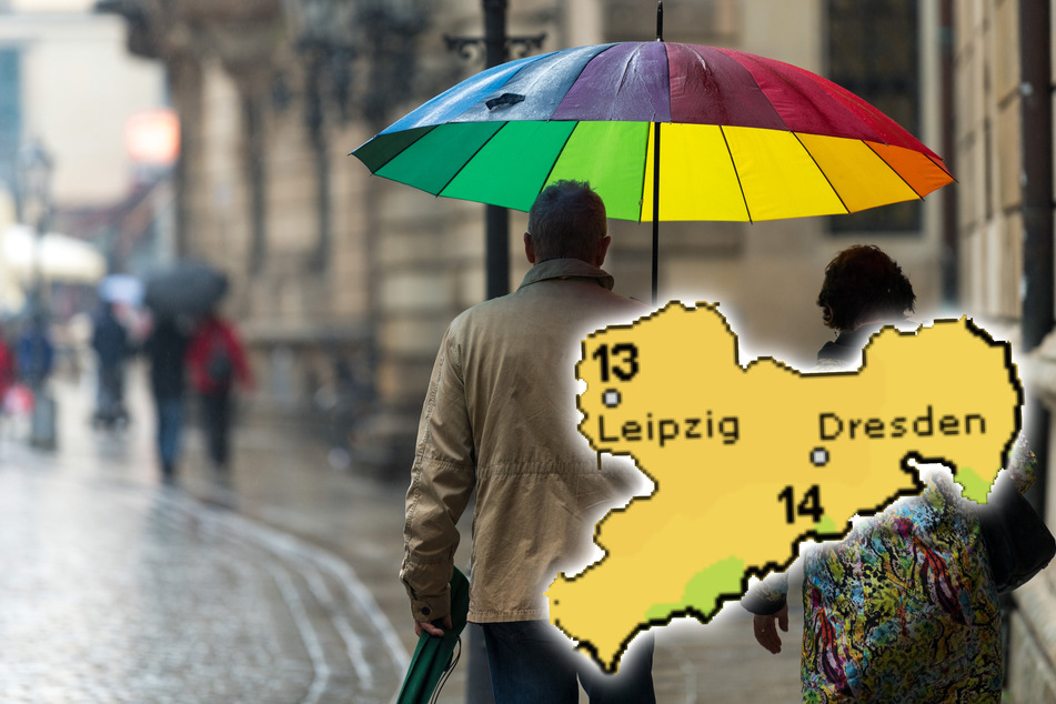 Regen, aber immerhin warm: Bei diesem wechselhaften Wetter gilt es, bei guter Laune zu bleiben.