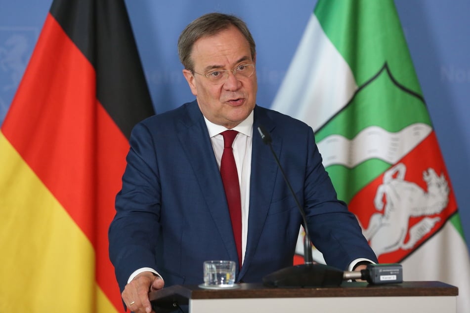 Nordrhein-Westfalens Ministerpräsident und Unions-Kanzlerkandidat, Armin Laschet (60, CDU).