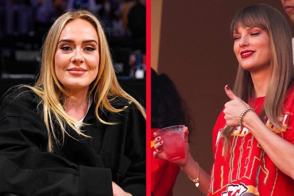 Adele defends Taylor Swift, says she makes the NFL "more enjoyable to watch"