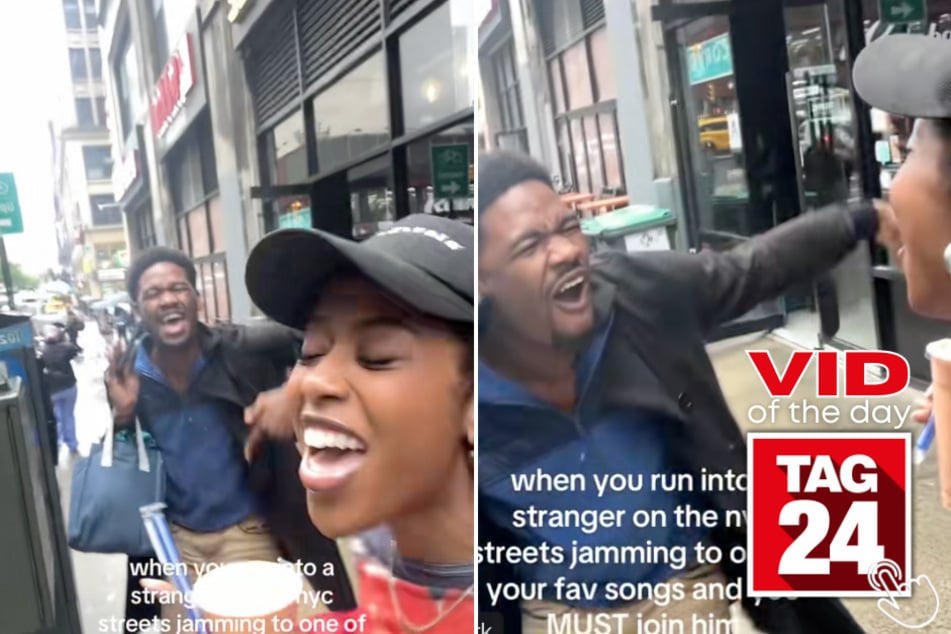 These strangers in New York City stopped to sing together in this adorable TikTok clip!