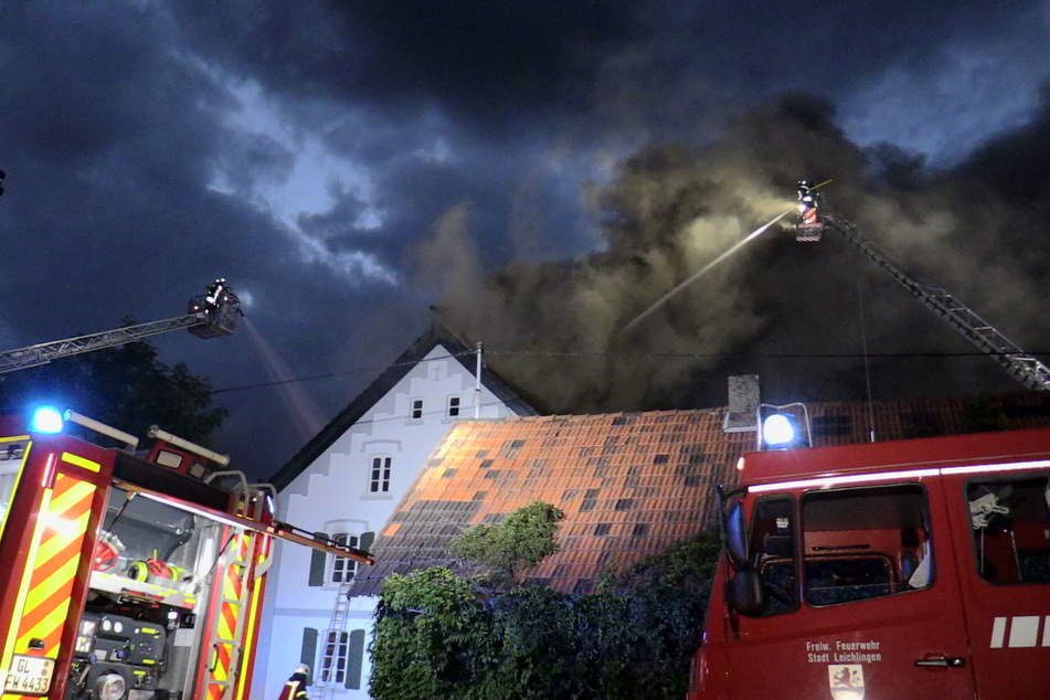 Das Feuer im Dachstuhl richtete einen verheerenden Schaden an.