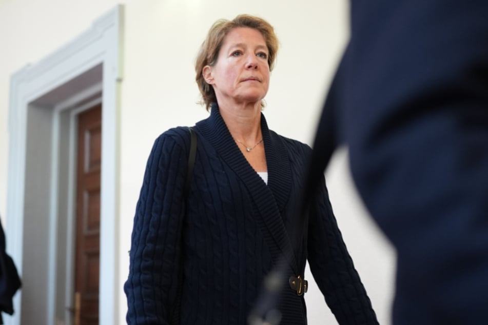 Christina Block (52) kommt vor dem 43. Verhandlungstag ins Hamburger Landgericht.