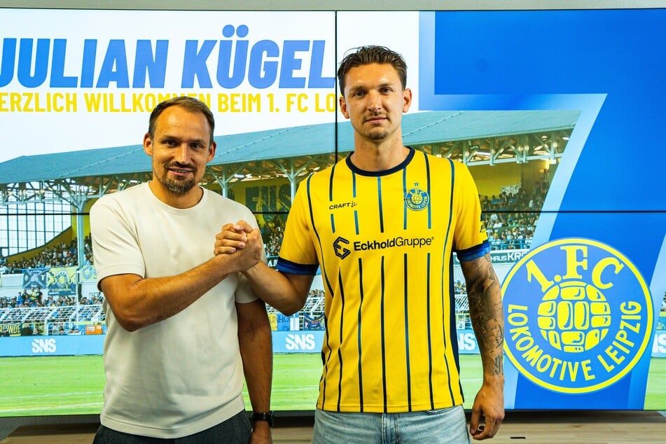 Toni Wachsmuth (39, l.) freut sich auf den Neuzugang.