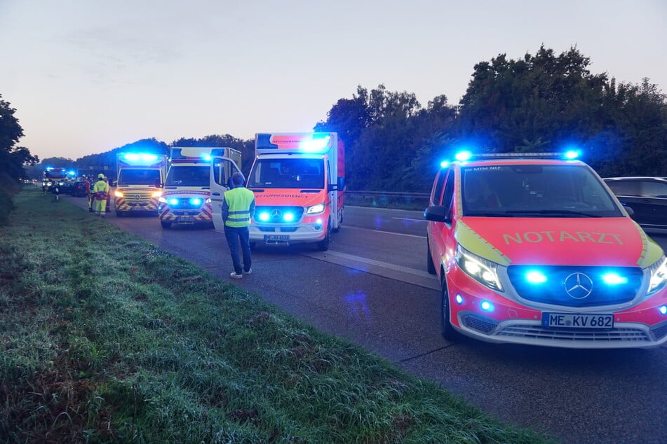 Durch die hohe Anzahl an Verletzten wurde extra Hilfe nachgerufen.