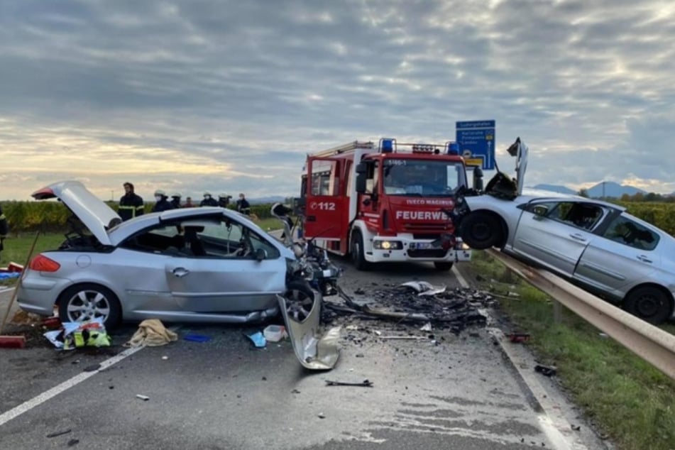 Ein Blick auf die Unfallstelle.