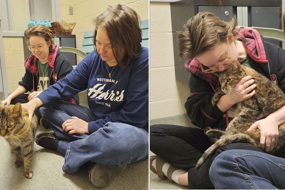 Melissa Garci und ihre Tochter Brooke Garci konnten ihr Glück kaum fassen, wieder nach fast fünf Jahren mit ihrem geliebten Haustier vereint zu sein.