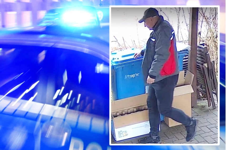 Mit diesem Bild sucht die Brandenburger Polizei nach dem Tatverdächtigen.