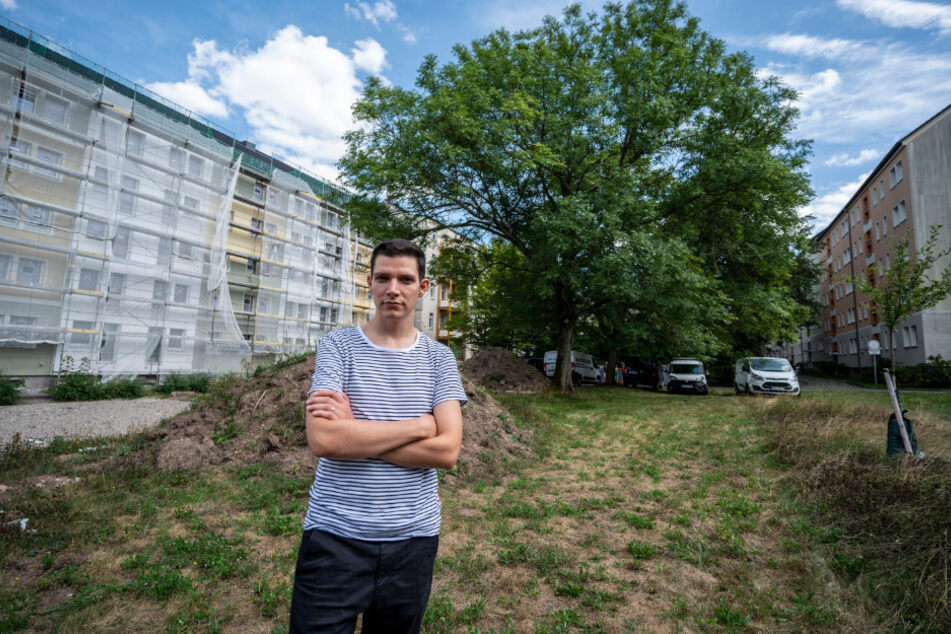 Stadtrat Joseph Israel (25) fordert den Erhalt von Bäumen am Sonnenberg.