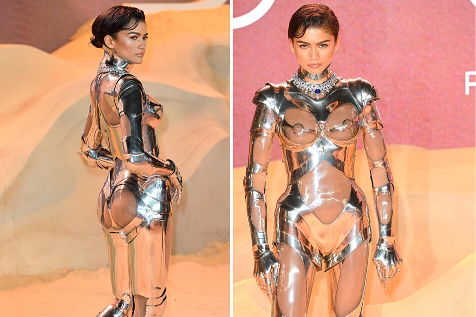 Zendaya's Dune: Part Two London premiere look is from the fall 1995 Thierry Mugler haute collection.