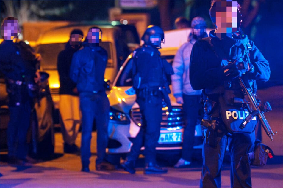 Zahlreiche Polizisten waren am späten Montagabend in Mainz-Oberstadt im Einsatz: Zuvor waren in dem Ortsteil Schüsse gefallen.