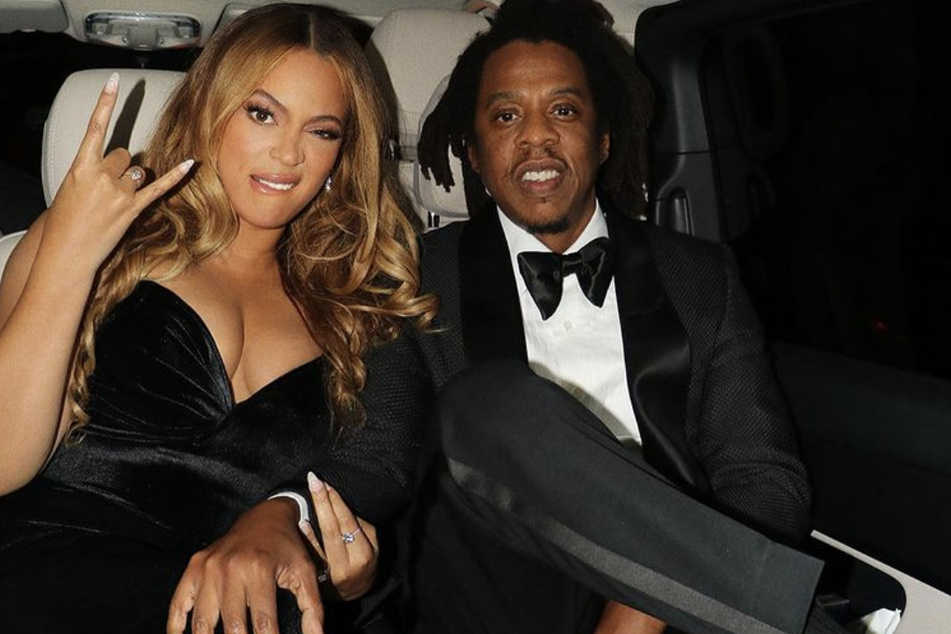 Though Jay-Z (r) "retired" in 2003, he continues to collaborate with several artists including his wife Beyoncé.