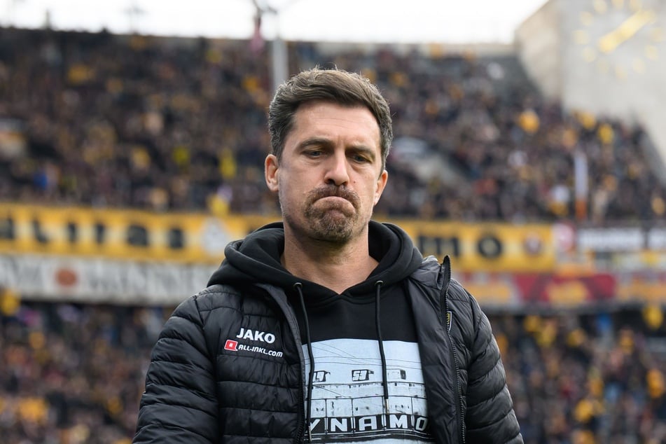Sieben Punkte, seit zehn Wochen nicht mehr gewonnen: Die Stimmung bei Dynamo-Coach Thomas Stamm (42) war schon besser.