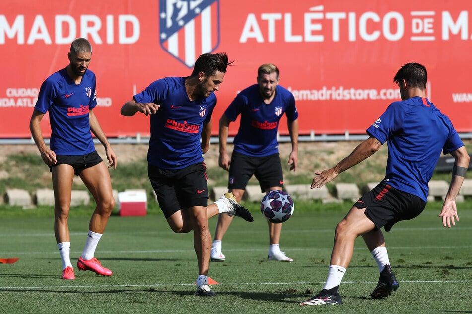 Atlético Madrid beim Training.