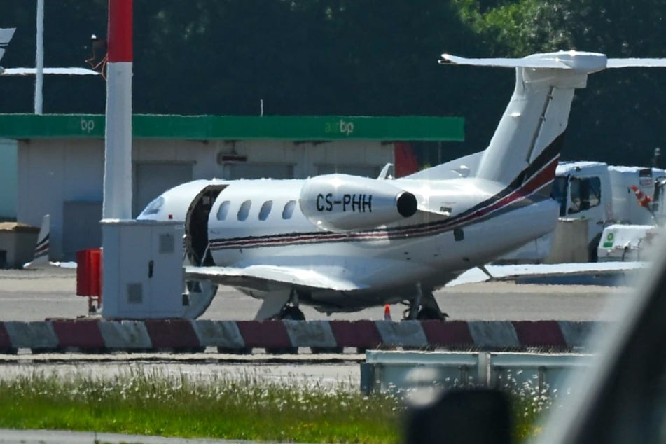 Ein Business-Jet musste am Mittwoch ungeplant auf dem Hamburg Airport notlanden.