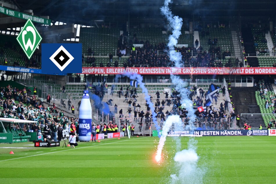 Werder gegen den HSV im Liveticker: DAZN muss Übertragung nach Pyro-Beschuss unterbrechen
