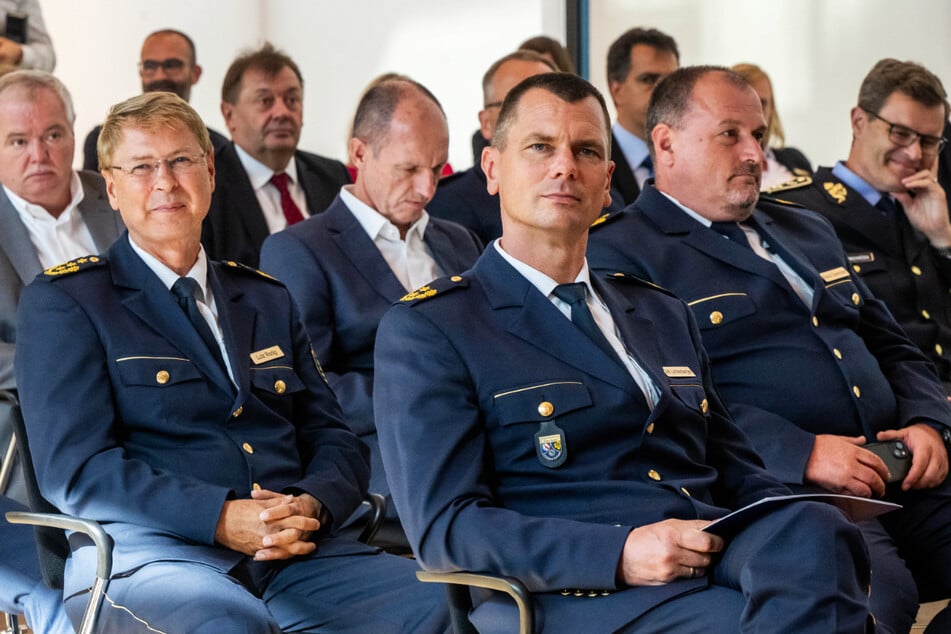 Drei Zwickauer Polizeipräsidenten (v.l.n.r.): Lutz Rodig (59, 2021/22), Dirk Lichtenberger (51, seit 30. Juni) und René Demmler (50, 2020/21).