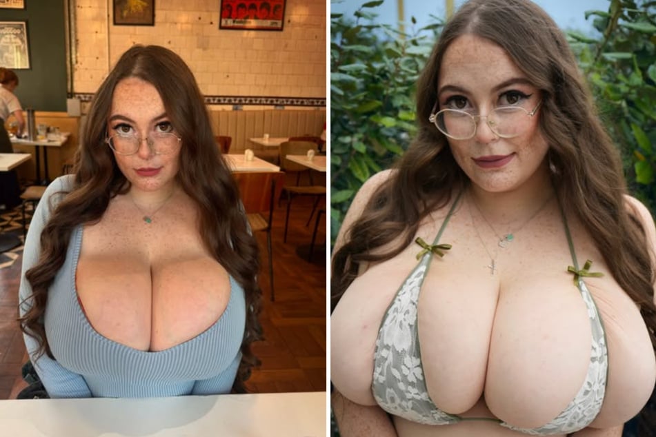 Summer Robert (28) soll mit Körbchengröße "R" die größten Brüste in Großbritannien haben,