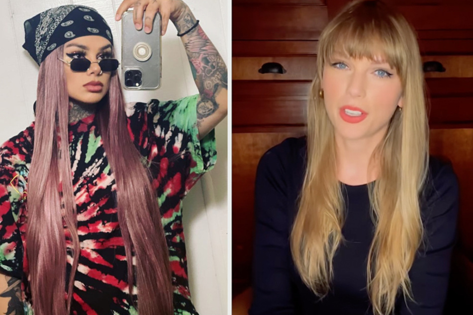 Snow Tha Product (l) and Taylor Swift both have respective albums dropping this week.