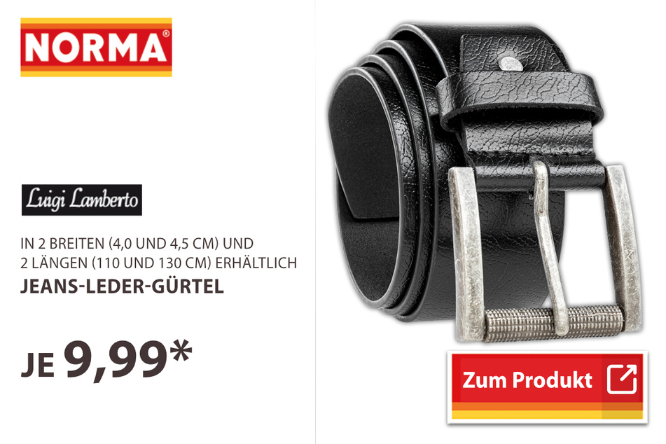 Jeans-Leder-Gürtel