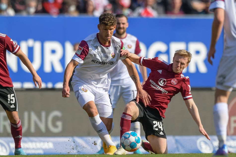 Beim letzten Duell in Nürnberg am 20. März 2022 erkämpfte die SGD zumindest einen Punkt.