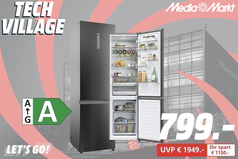 Haier-Kühlgefrierkombination HDPW5620ANPD für 799 statt 1.949 Euro.
