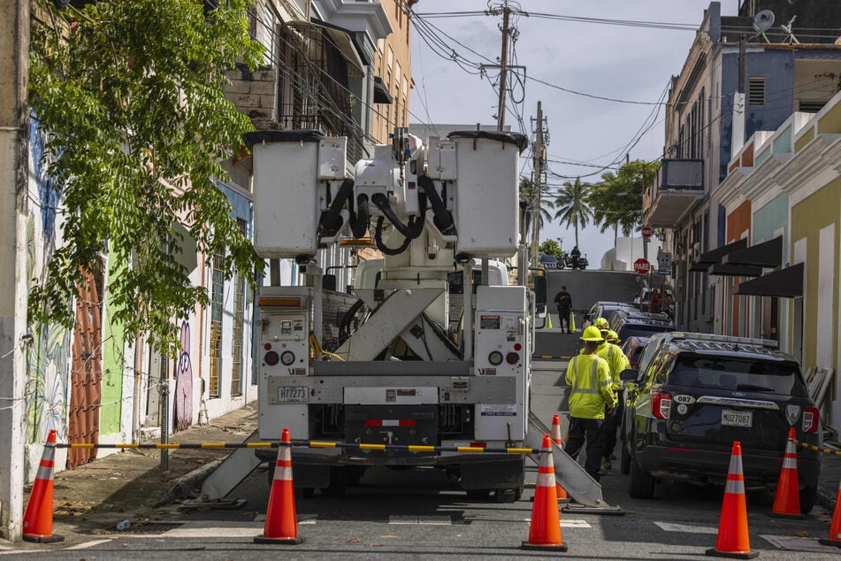 Almost 1.5 million people on Puerto Rico no longer have electricity. (archive picture)