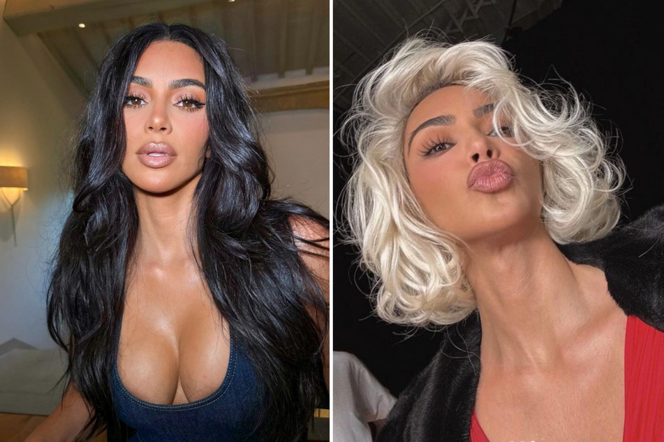 Kim Kardashian shared another glimpse at her blonde bombshell era, which came courtesy of a photoshoot for the controversial fashion brand Balenciaga.