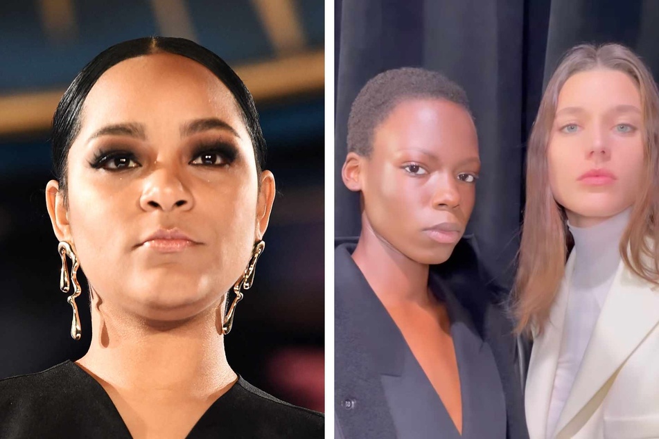 Slicked-back Matrix-meets-Audrey Hepburn looks and "come as you are" natural hair was all over the runways for some grunge/punk flair ahead of the Wicked movie and Taylor Swift's album releases.
