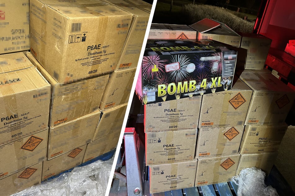 Laster will mit 120 Kilogramm explosiver Ladung durch Sachsen: Zoll stoppt ihn vorher