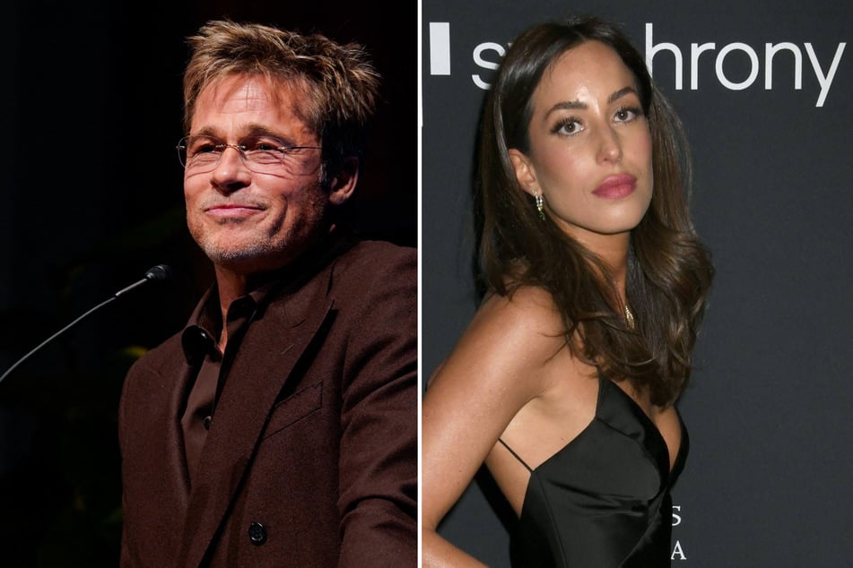 Brad Pitt (l.) has reportedly moved on with Ines de Ramon amid his ongoing drama with his ex.
