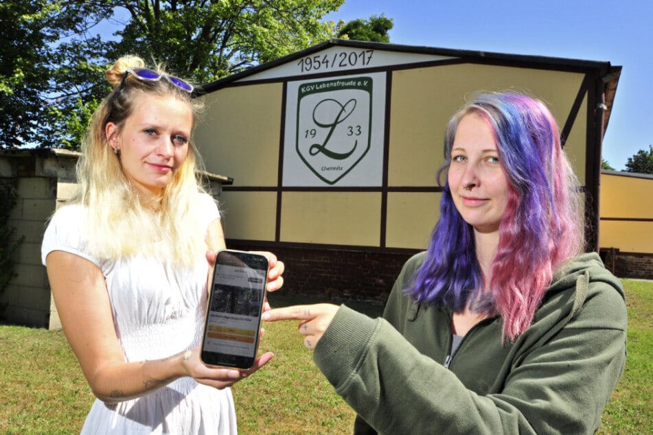 Die Gartennachbarinnen Jenny (26) und Lisa (beide 26) haben über "GoFundMe" eine Spendenaktion gestartet.