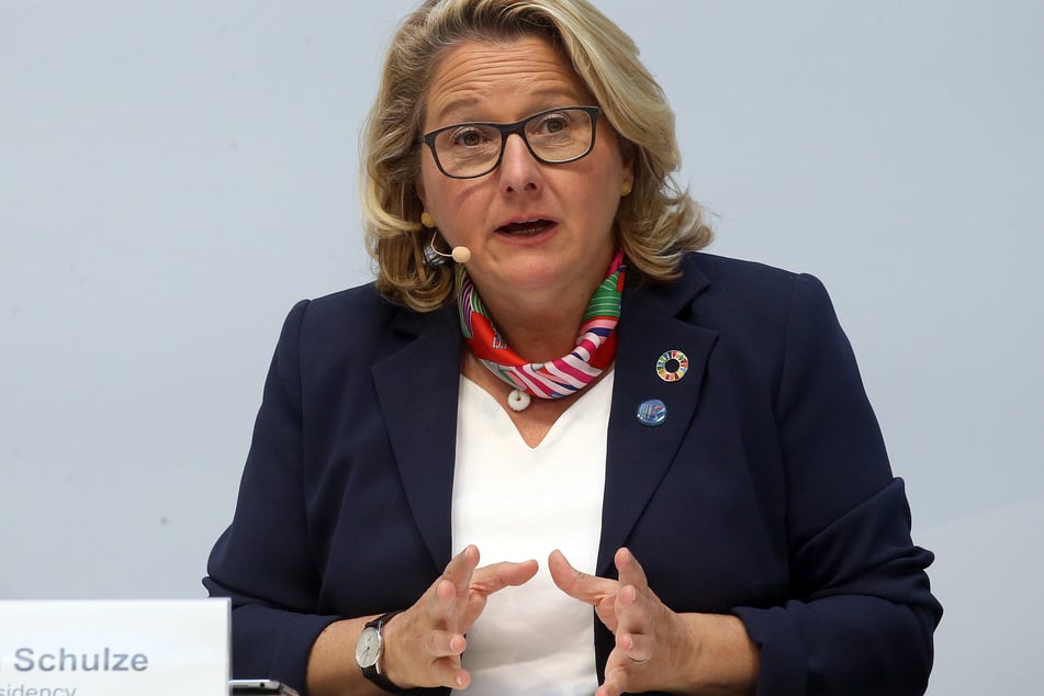 Umweltministerin Svenja Schulze (SPD) bezeichnet die Naturzerstörung als Krise hinter der Krise.