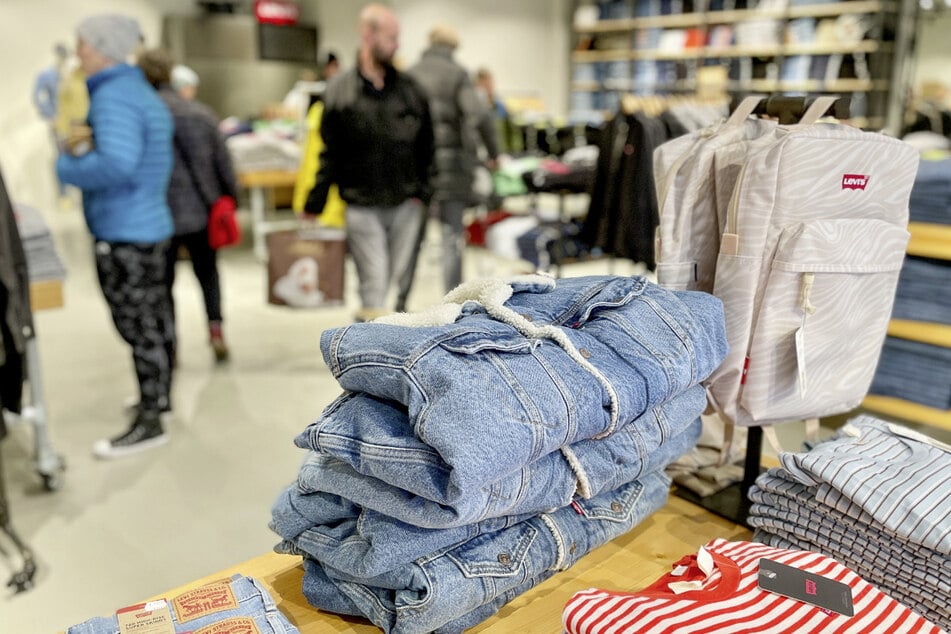 Der vor kurzem eröffnete neue LEVI's-Store.