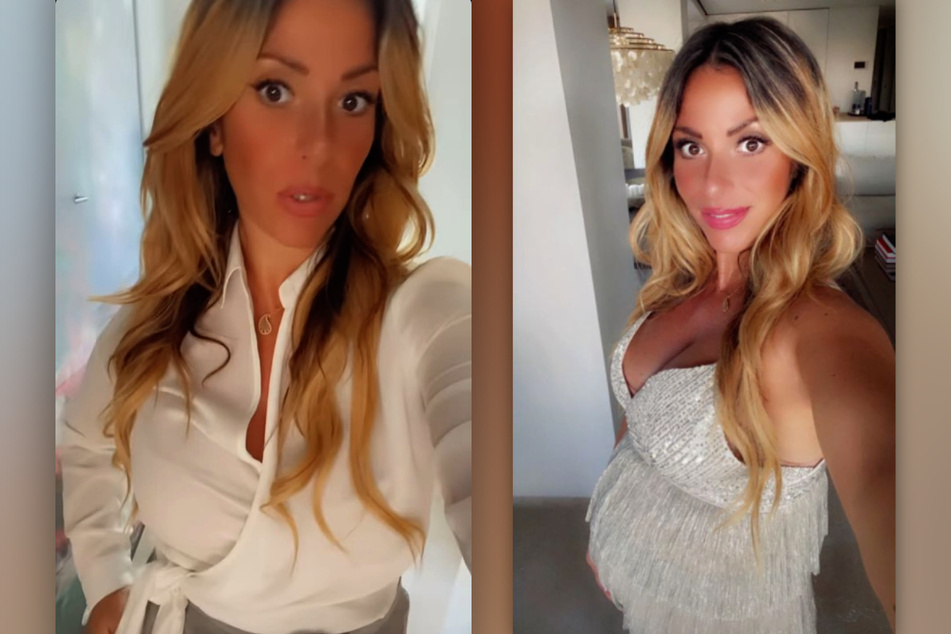 Gülcan Kamps (38) versorgt ihre Fans bei Instagram regelmäßig mit Schwangerschafts-Updates. (Fotomontage)
