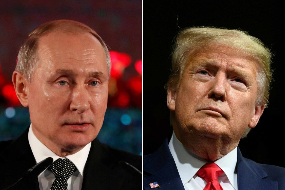 Donald Trump (r.) was determined during his presidency to cozy up to Vladimir Putin (l.) despite objections by advisers, a former top aide claims in a new book, according to an excerpt published Saturday.