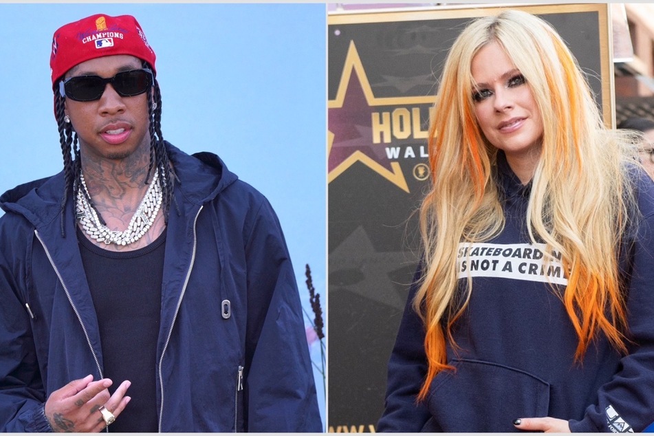 Avril Lavigne (r) and Tyga have reportedly called it quits after three months of dating.