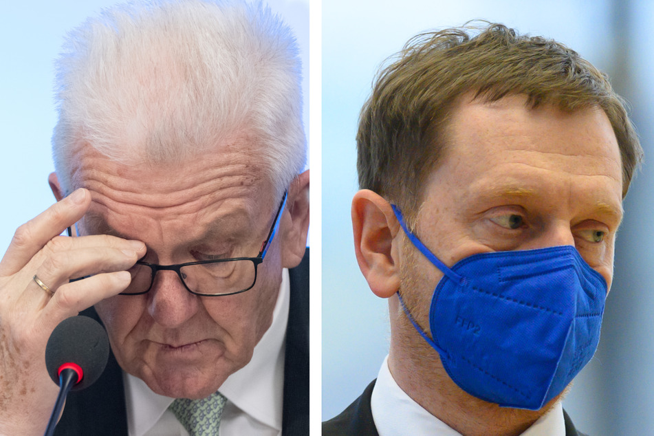 Baden Württembergs MP Winfried Kretschmann (73, Bündnis 90/Die Grünen) und Sachsens MP Michael Kretschmer (46, CDU) reichen die Beschlüsse von Bund und Ländern nicht.