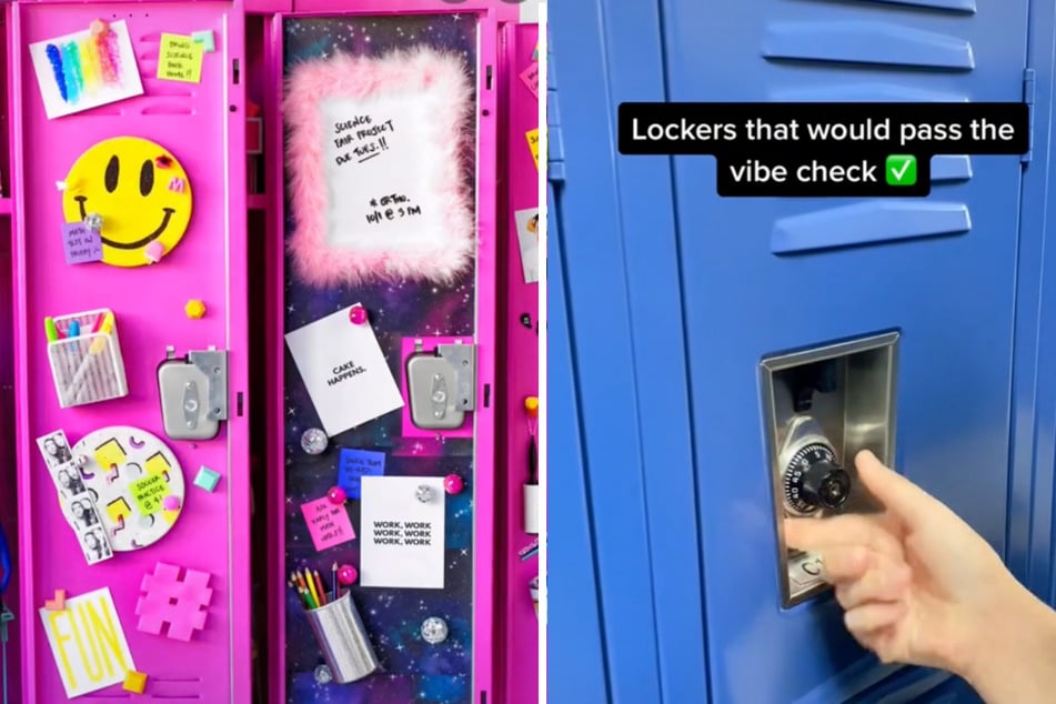 A TikToker highlights "lockers that would pass the vibe check" – and we agree!