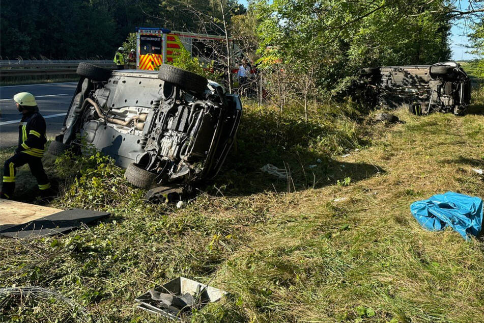 Unfall A39: Unfall mit Hochzeits-Konvoi auf der A39: Fünf Personen schwer verletzt!