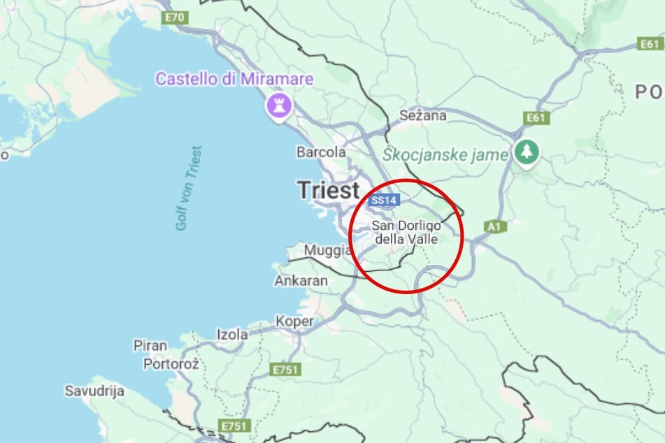 Das kleine Dorf San Dorligo della Valle liegt im Norden von Italien, nahe der Stadt Triest.