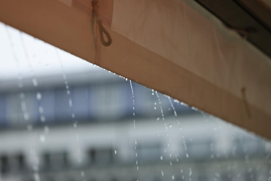 Das Wetter spielte nicht so richtig mit, aber die Zelte und Sonnenschirme hielten den Regen gut ab.