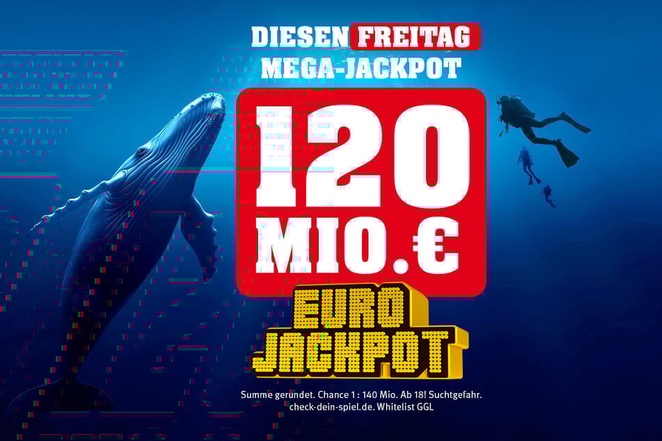 Am Freitag (15.11.) liegen 120 Millionen Euro im Eurojackpot.