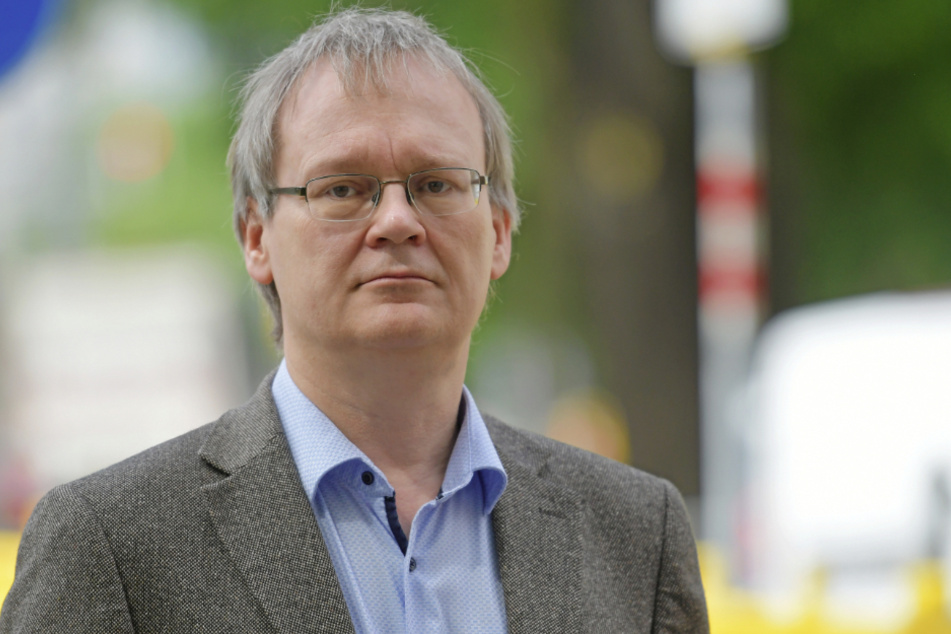 Drohte im Vorfeld mit Enteignung: Stadtrat Tilo Wirtz (53, Linke).
