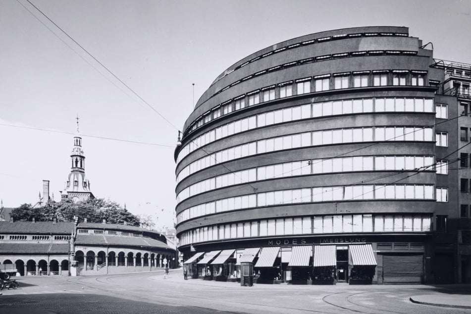 ... und die Kopie in Oslo. Architekt hier wie da war Erich Mendelsohn (1887-1953).