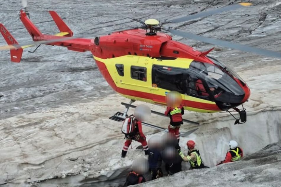 Brenzlige Rettungsaktion an Tiroler Felsspalte: Deutscher unter 200-Kilo-Stein eingeklemmt