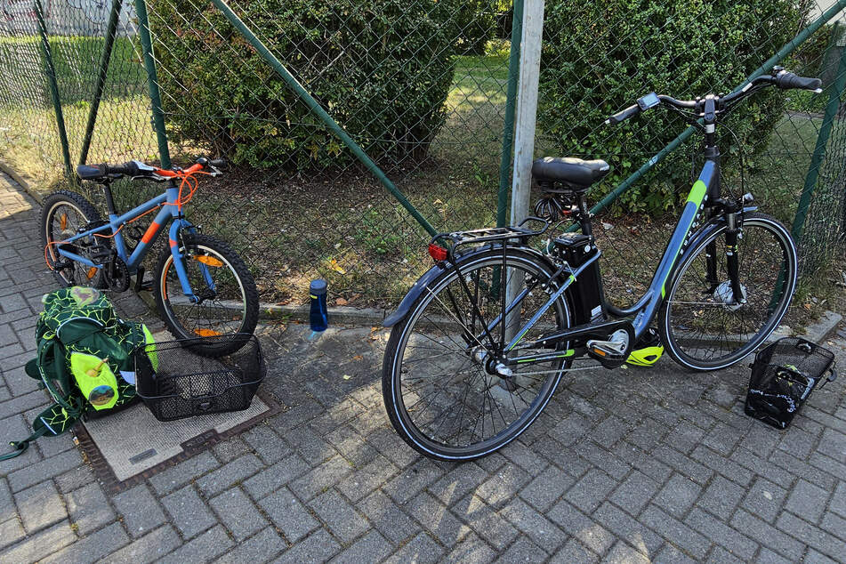 Die Fahrradfahrerin war in Begleitung eines Kindes.