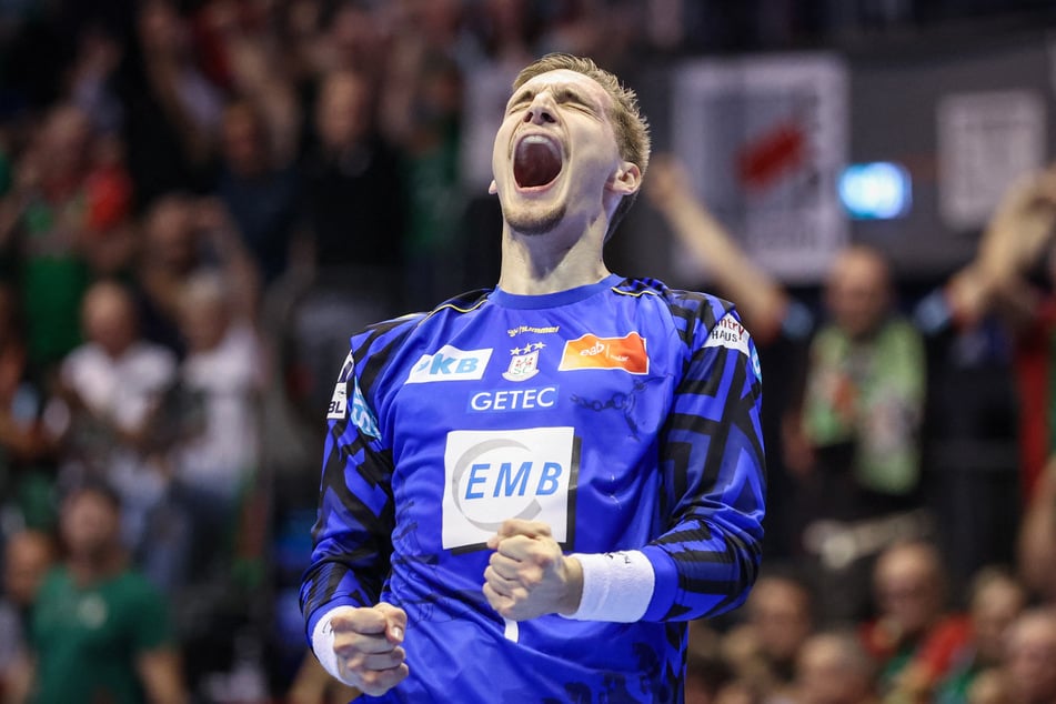 SCM-Schlussmann Dominik Kuzmanović (24) erwischte mit sechs Paraden bei gut 30 Minuten Spielzeit einen guten Tag.
